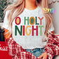 O Holy Night Religious Png - Christmas Sublimation Design- Digital Download