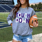 Touchdown Png - Football Sublimation Design- Digital Download -Purple and White