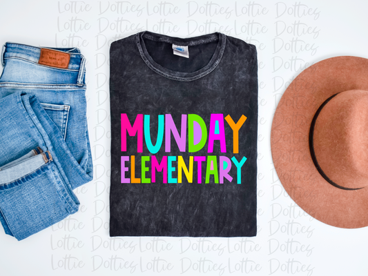 Munday Elementary PNG - Munday Elementary  Sublimation - Digital Download - Bright