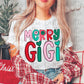 Merry Gigi Png - Christmas Sublimation  - Digital Download