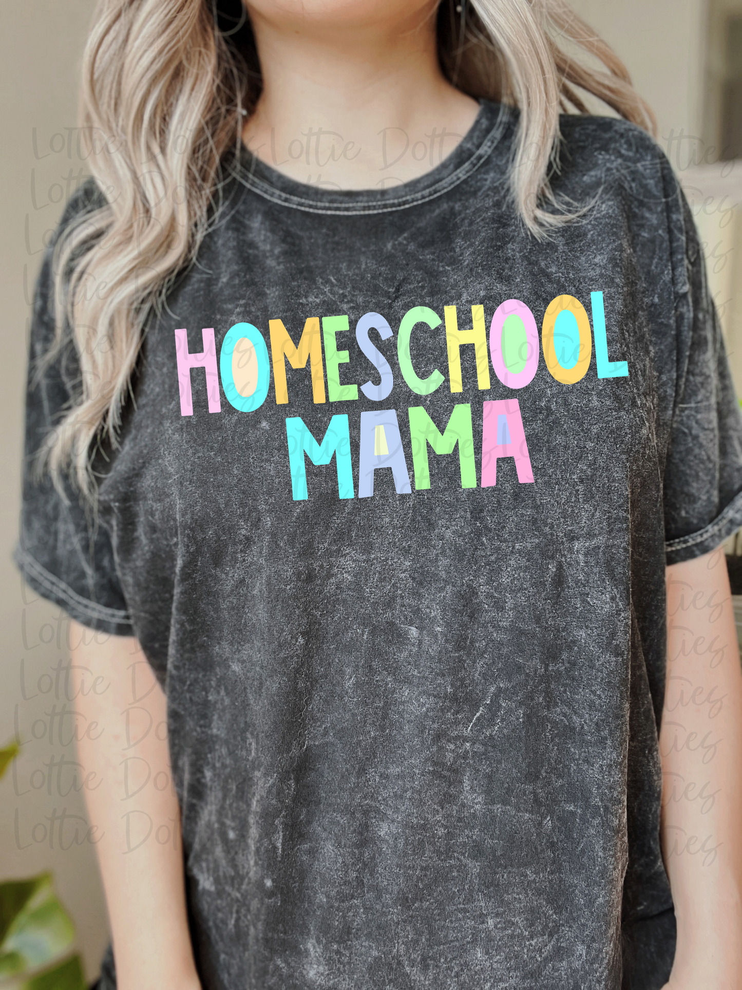 Homeschool Mama PNG - Homeschool Sublimation - Digital Dowload - Pastel