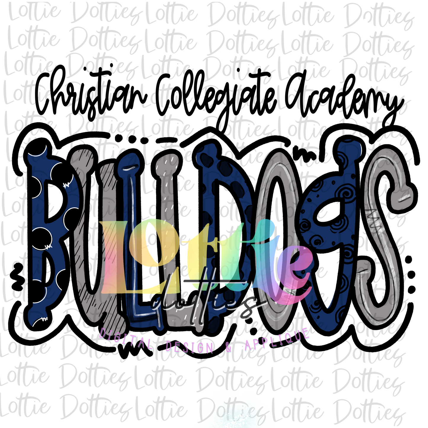 Bulldogs  Png -  Christian Collegiate Academy sublimation design - Digital Download