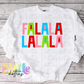 FaLaLa Whimsical Png - Christmas Sublimation Design- Digital Download