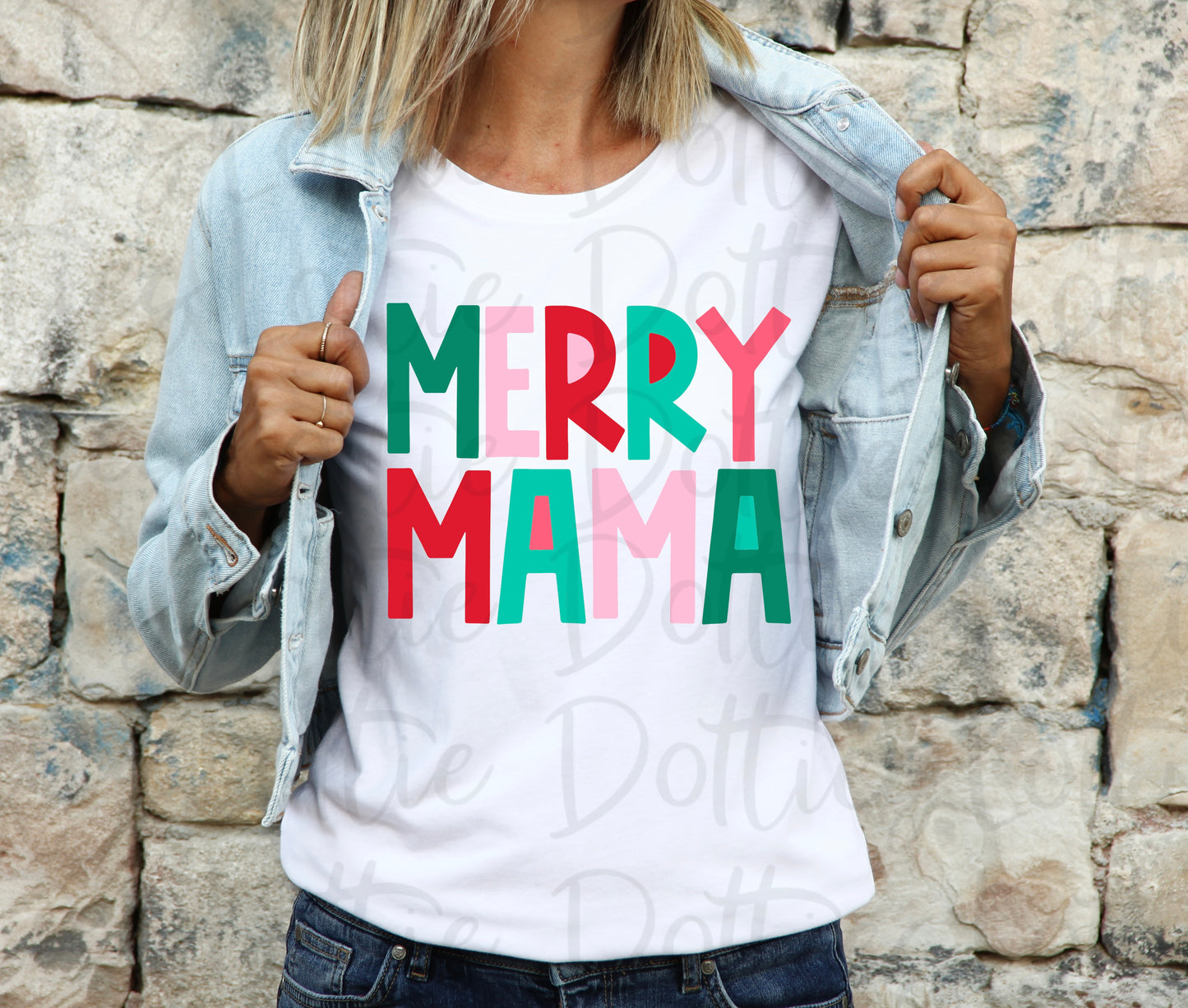 Merry Mama Png - Christmas Sublimation Design- Digital Download