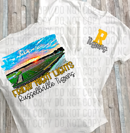 Russellville Stadium PNG - Russellville Sublimation - Digital Download