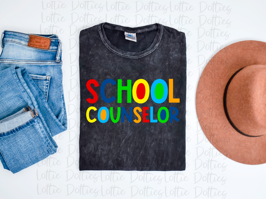 School Counselor PNG - Counselor Sublimation - Digital Download - Primary