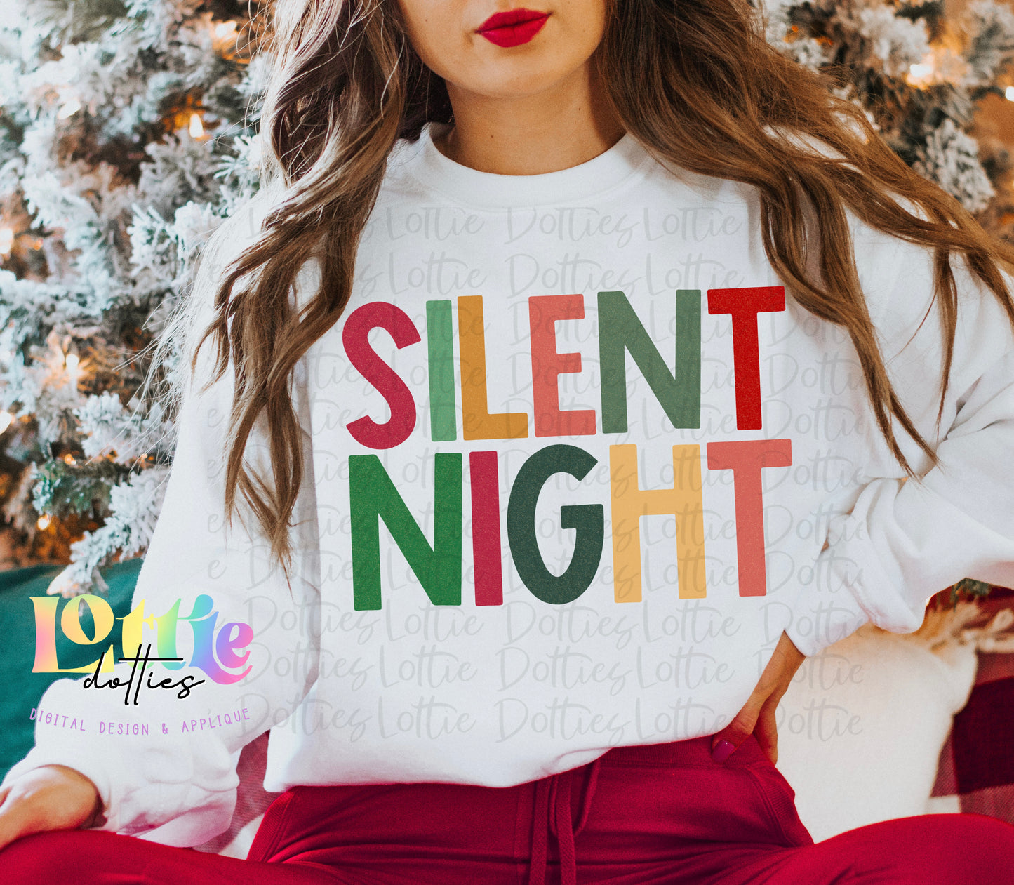 Silent Night Religious Png - Christmas Sublimation Design- Digital Download