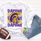 Daphne PNG - Daphne  Sublimation design - Digital Download - Purple and Vegas Gold