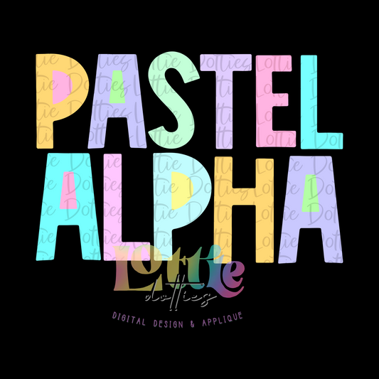 Pastel Filled Alpha Png - Pastel Alpha Pack - Digital Download