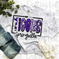 Tigers   Png - Tigers Springville Sublimation  - Digital Download -Purple and White