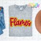 Flames Red and Gold PNG -  Flames sublimation design - Digital Download