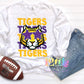 Tigers PNG - Tigers sublimation design - Digital Download - Purple and Gold