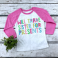 Will Trade Sister - Pink Png - Christmas Sublimation Design- Digital Download