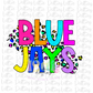 Blue Jays PNG - Bluejays sublimation design - Digital Download