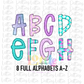 Mermaid Alpha - Alpha Pack - Alphabet Clipart - Instant Download  - Alpha Pack