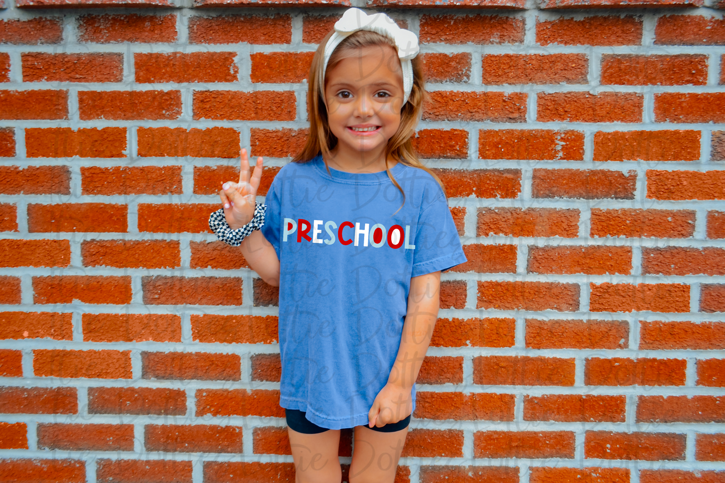 Preschool PNG -Red and Blue Preschool Sublimation File - Instant download - Digital Download