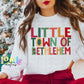 Little Town of Bethlehem Religious Png - Christmas Sublimation Design- Digital Download