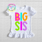 Big Sis PNG - Big Sister Sublimation - Digital Download - Bright