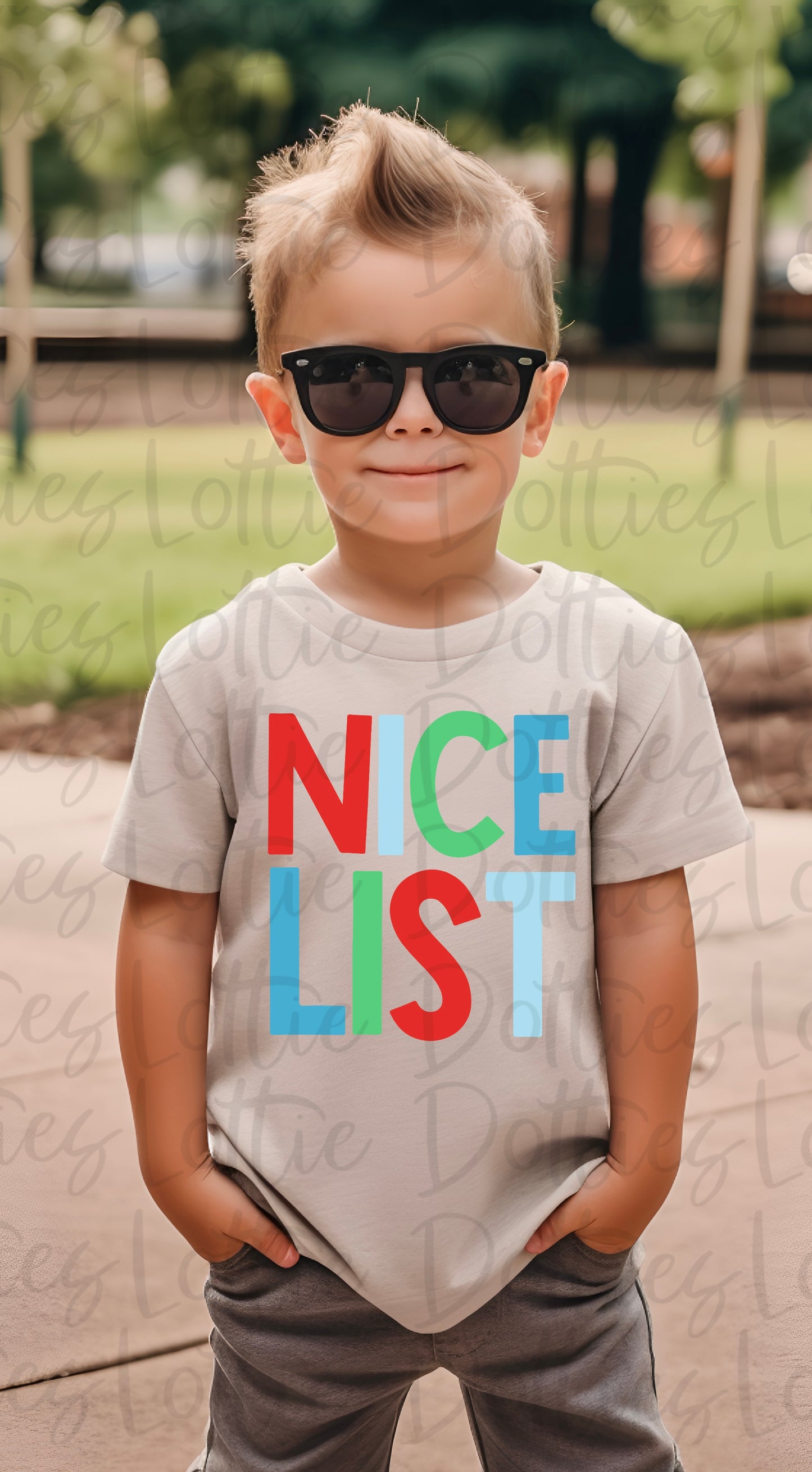 Nice List - Blue Png - Christmas Sublimation Design- Digital Download