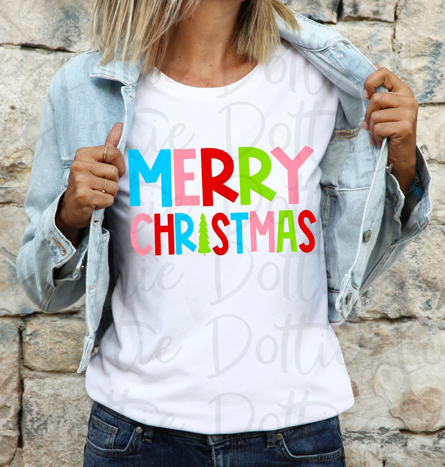 Merry Christmas Whimsical Png - Christmas Sublimation Design- Digital Download