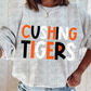 Cushing Tigers PNG - Tigers -  sublimation design - Digital Download - Orange Black and White