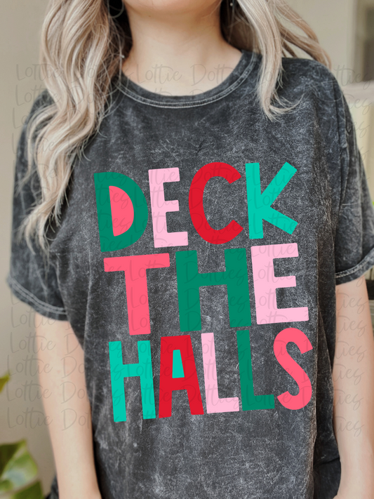 Deck The Halls PNG- Christmas Design Sublimation - Digital Download