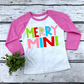 Merry Mini Png - Christmas Sublimation Design- Digital Download