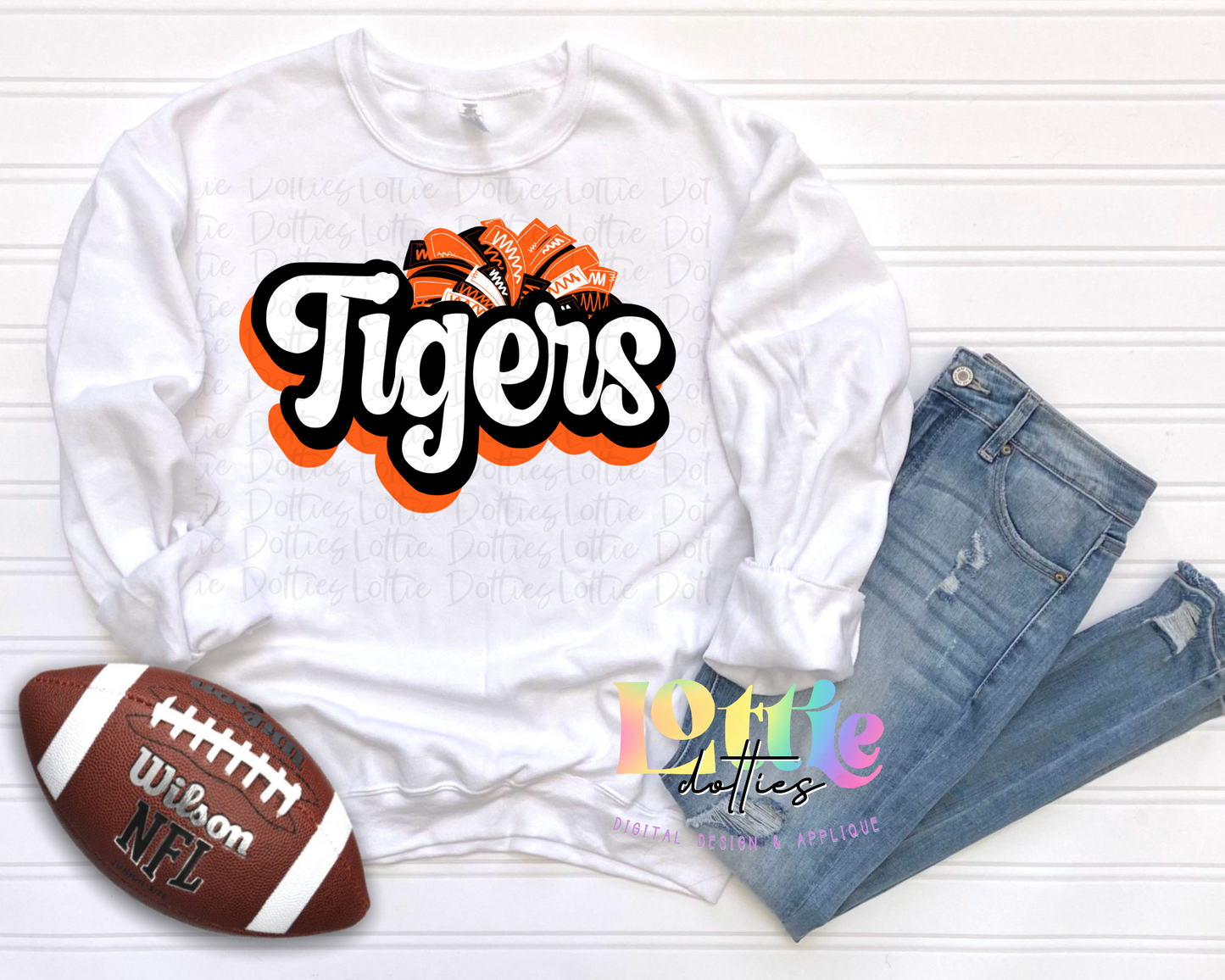 Tigers PNG - Tigers sublimation design - Digital Download Black and Orange