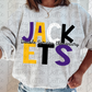 Jacket Double Spring Elementary School PNG - Digital Download - Purple, Gold and Black