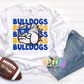 Bulldogs  Png - Bulldogs Sublimation design - Digital Download - Royal and Gold