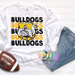 Bulldogs PNG - Bulldogs Sublimation Design - Digital Download Black and Gold