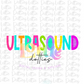 Ultrasound PNG - Sonography - Ultrasound Design - Digital Download- Bright Filled
