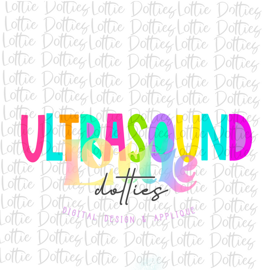 Ultrasound PNG - Sonography - Ultrasound Design - Digital Download- Bright Filled