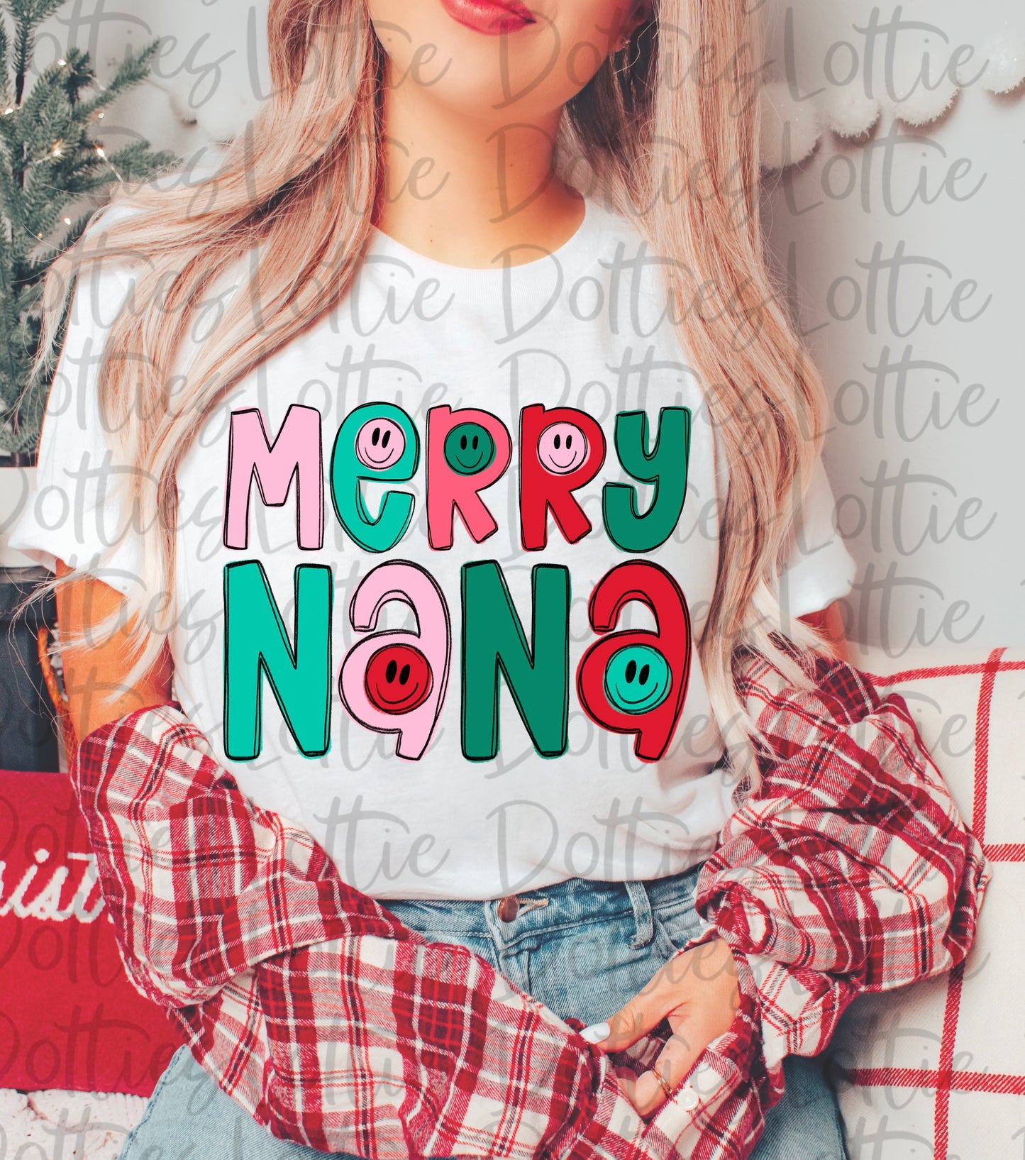 Merry Nana PNG -Christmas  Sublimation - Digital Download