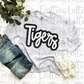 Tigers PNG - Tigers Sublimation design - Digital Download - Black and White