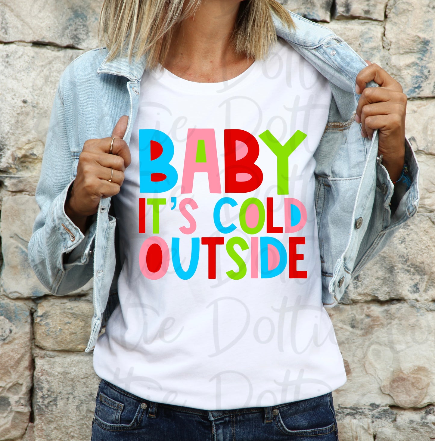 Baby It’s Cold Outside Whimsical Png - Christmas Sublimation Design- Digital Download