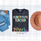 Substitute Teacher Png - Substitute Teacher Pastel Sublimation - Digital Download