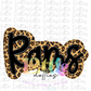 Rams PNG - Rams Sublimation design - Digital Download - Black and Leopard