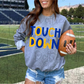 Touchdown Png - Football Sublimation Design- Digital Download -Blue  and Gold