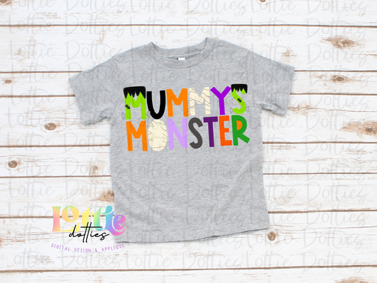 Mummy’s Monster - Halloween Design Sublimation - Digital Download
