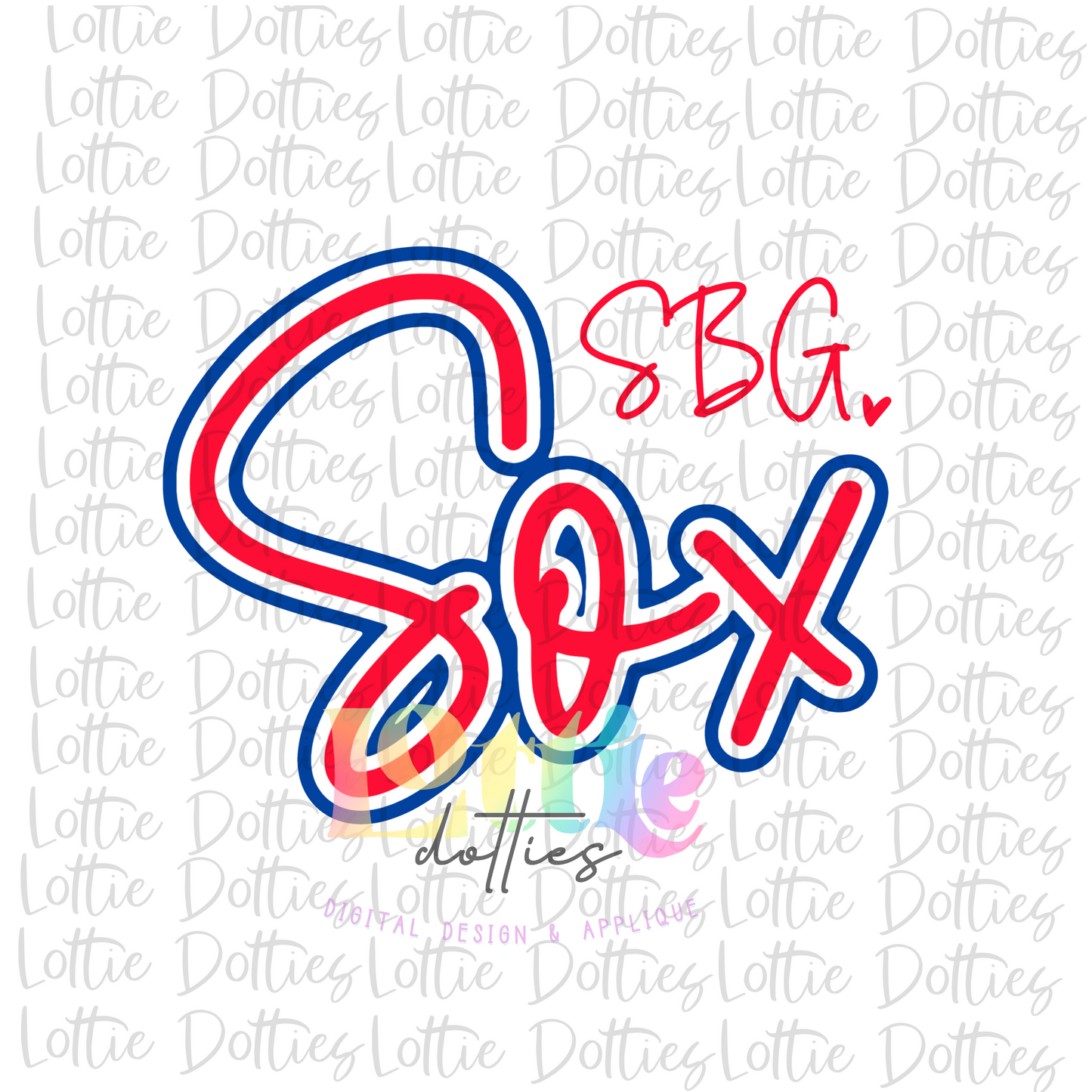 SBG Sox PNG - Sox Sublimation - Digital Download