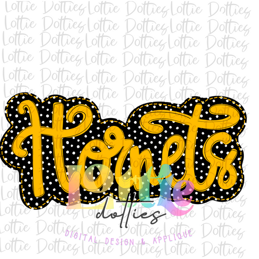 Hornets PNG -  Hornets   -  sublimation design - Digital Download - Black and Yellow