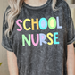 School Nurse  - PNG - Back To School - Sublimation - Digital Download - Pastel