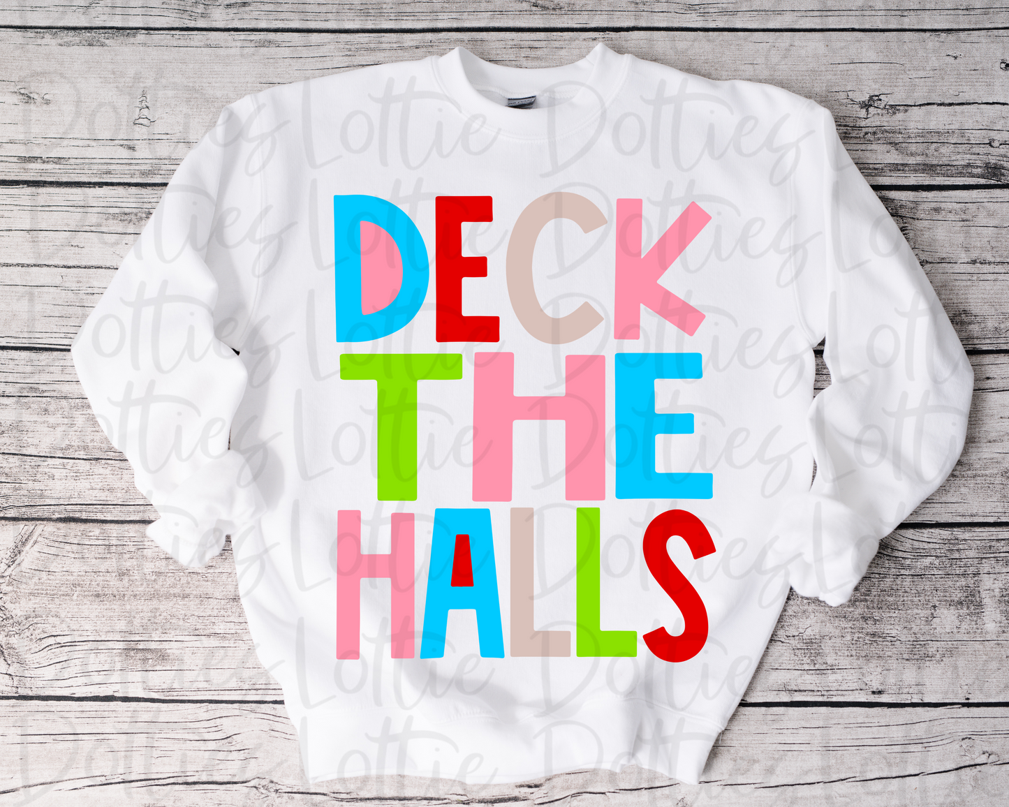 Deck The Halls PNG- Christmas Design Sublimation - Digital Download