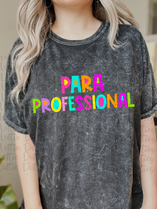 Para Professional PNG - Back To School - Sublimation - Digital Download - Bright Filled