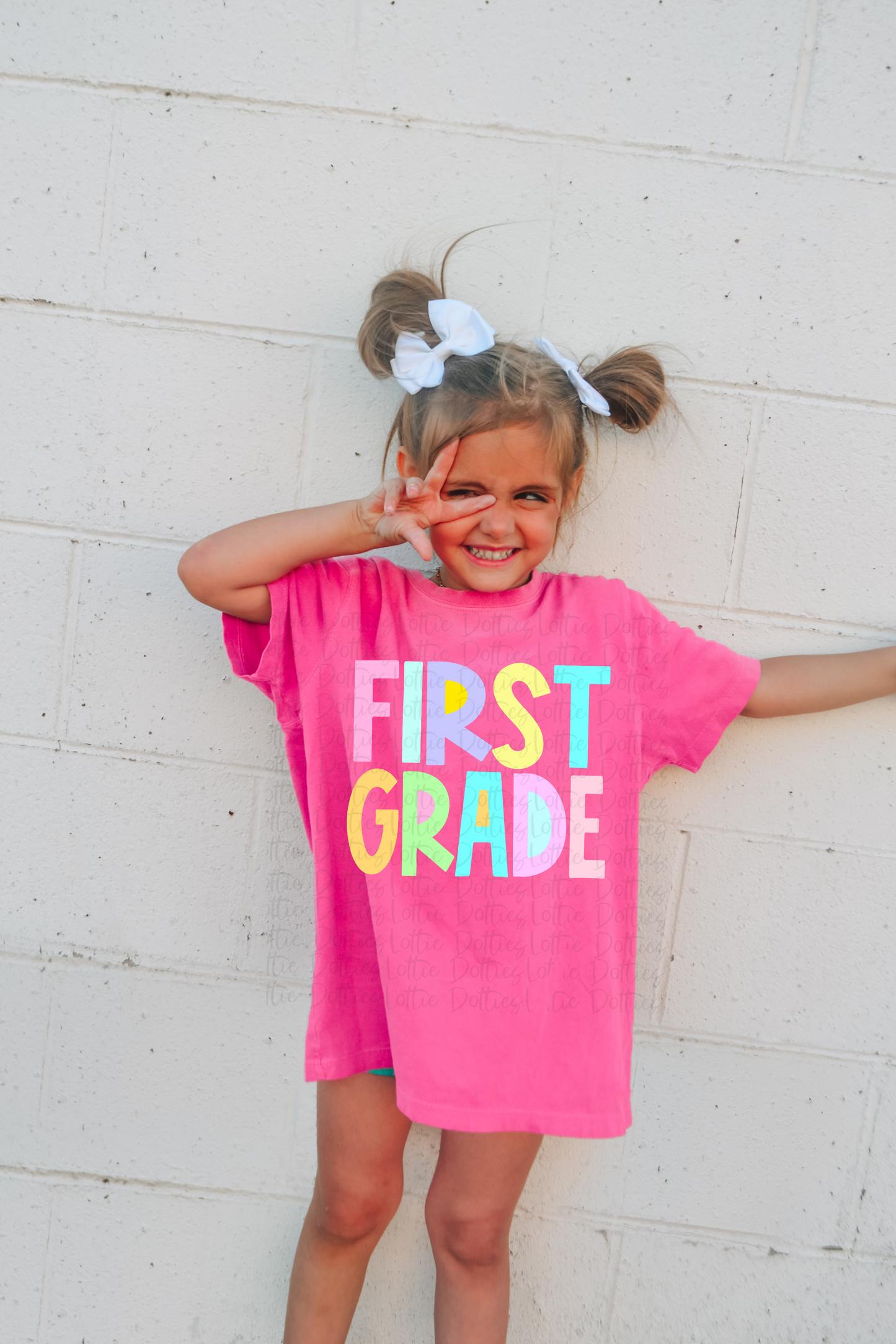 First Grade PNG - Back To School - Sublimation - Digital Download - Pastel Filled