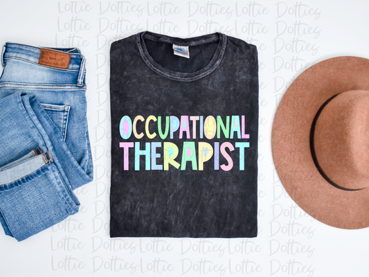Occupational Therapist  - PNG - sublimation design - Digital Download - Pastel