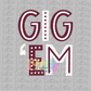 Gig ' Em PNG - Gig ‘Em  Sublimation - Digital Download