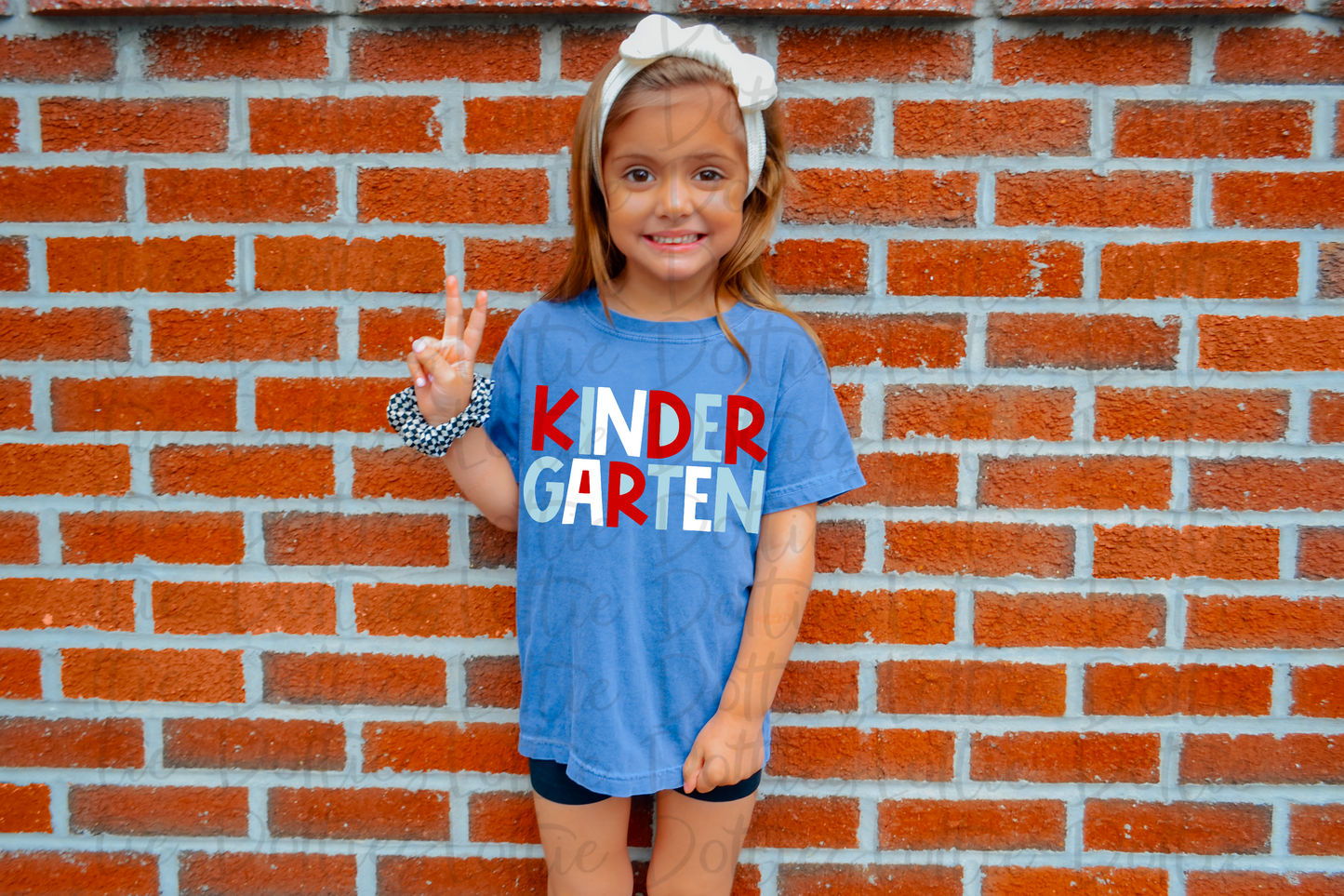 Kindergarten PNG -Red and Blue kindergarten Sublimation File - Instant download - Digital Download