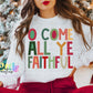 O Come All Ye Faithful Religious Png - Christmas Sublimation Design- Digital Download